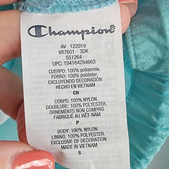 Champion Mens Packable Manorak Colorblock Windbreaker Jacket Size Small Pullover - Picture 13 of 16